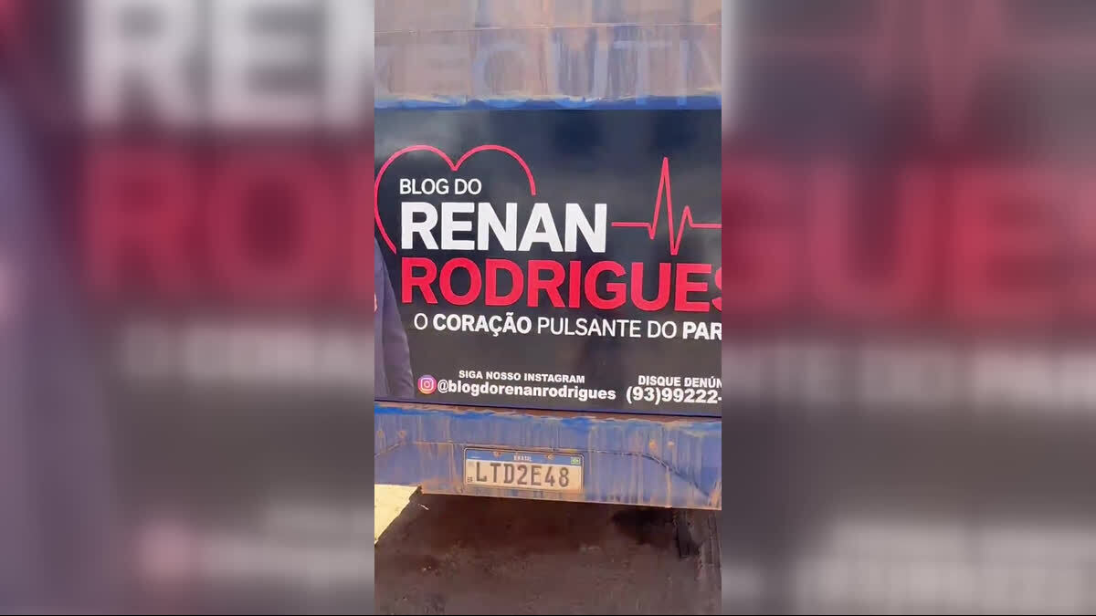 Adesivo do Blog do Renan Rodrigues é instalado em ônibus do Expresso Beira Rio