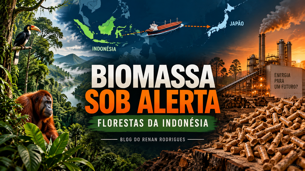 Demanda do Japão por biomassa amplia alerta sobre florestas da Indonésia