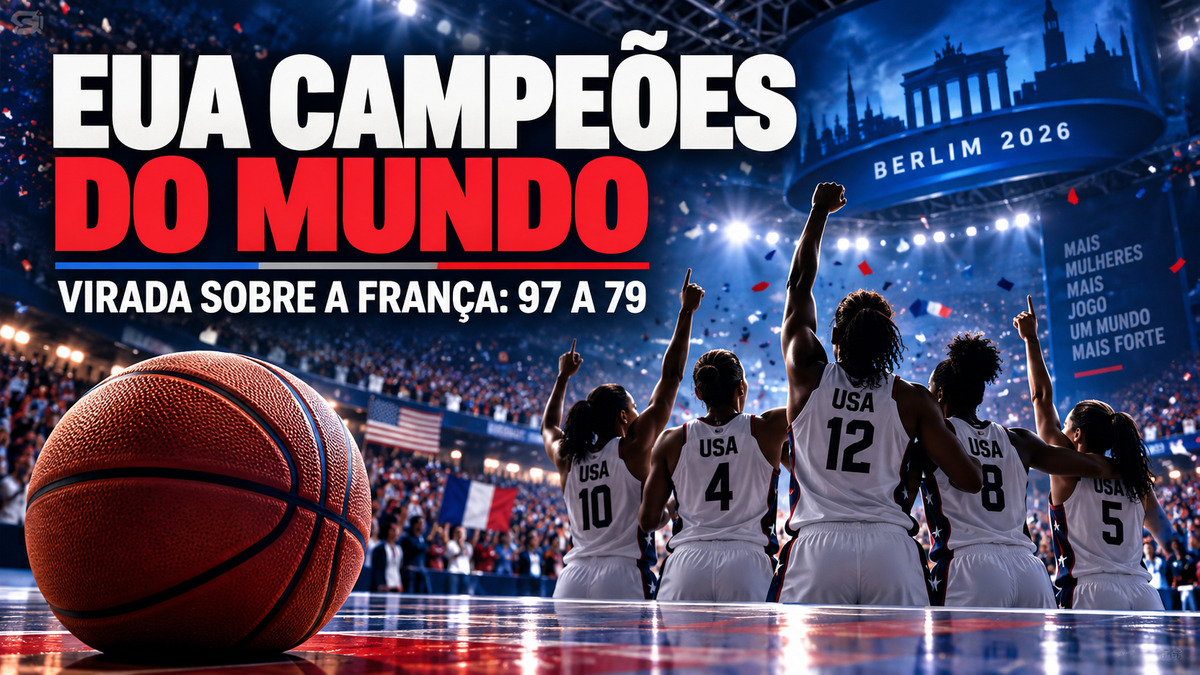 EUA viram sobre a França e conquistam o Mundial de basquete feminino