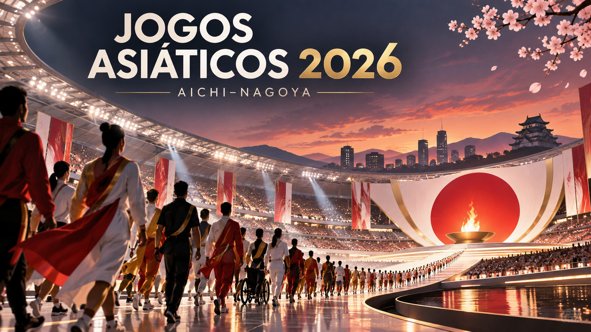 Jogos Asiáticos de 2026 são abertos no Japão com 11 mil atletas