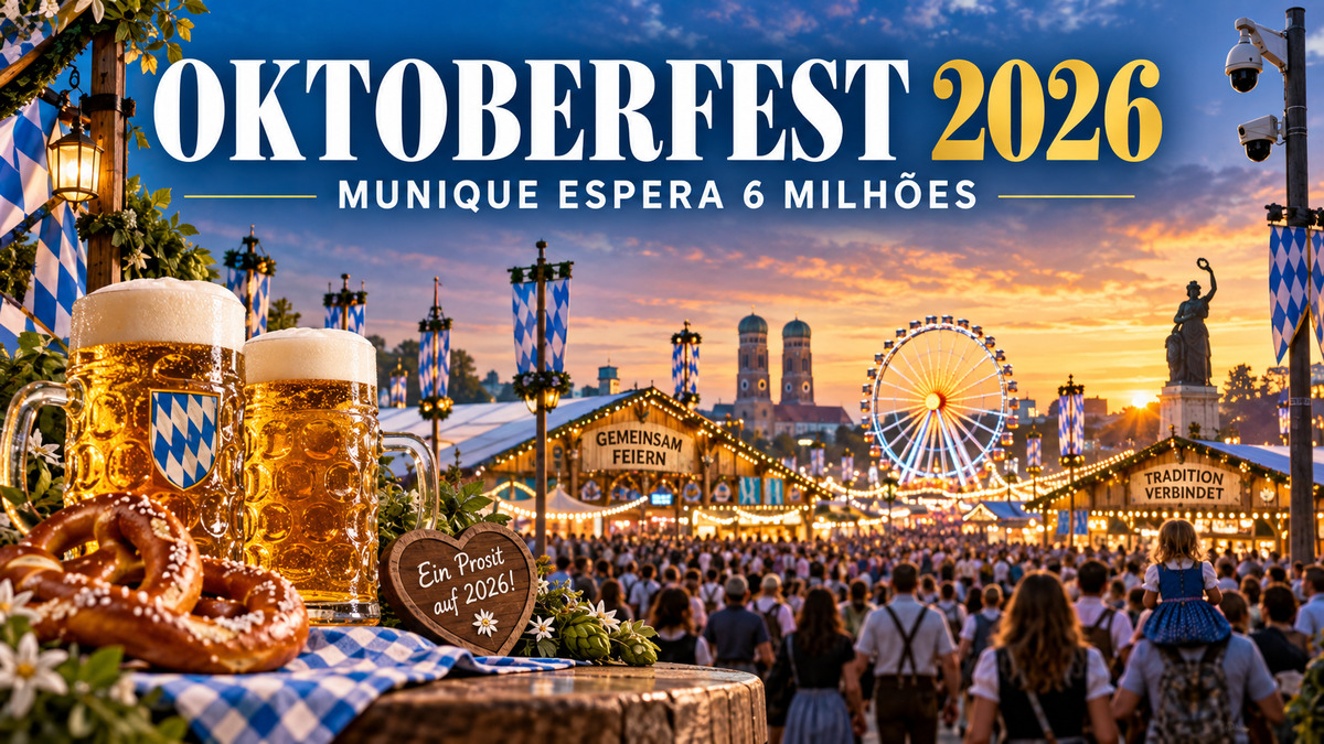 Oktoberfest 2026 começa em Munique com expectativa de 6 milhões de visitantes