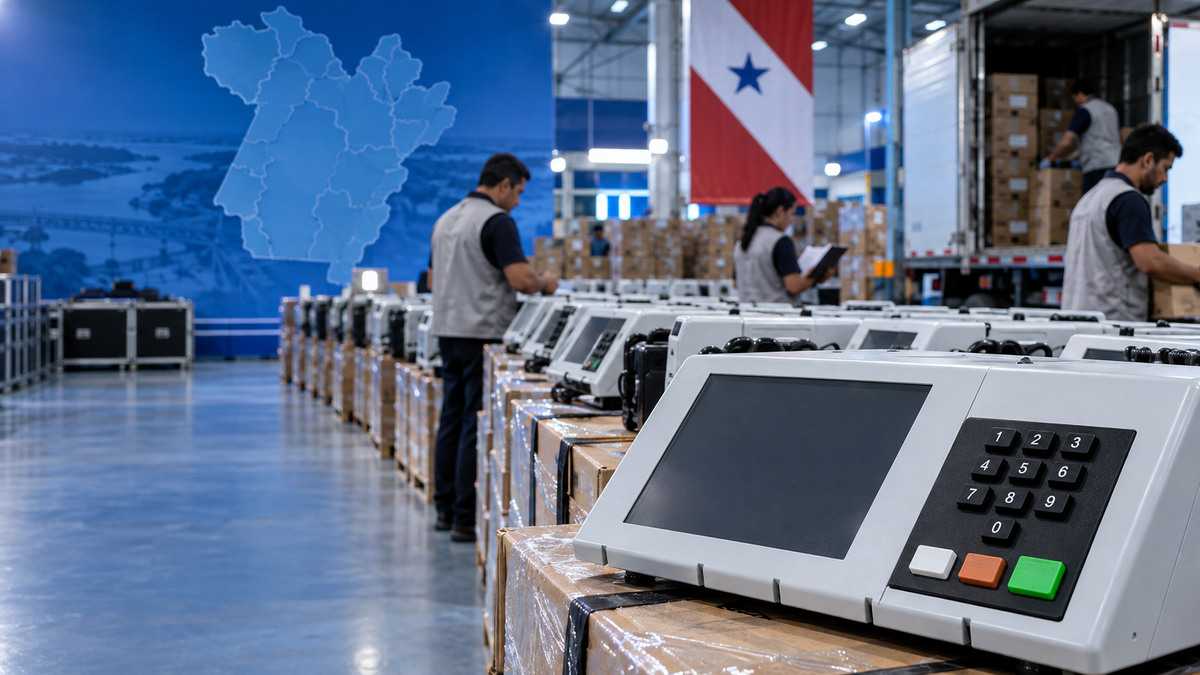 Pará conclui primeira fase do envio de urnas para as Eleições 2026